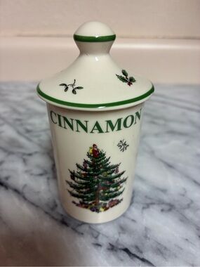 Spode Christmas Tree CINNAMON Spice Jar